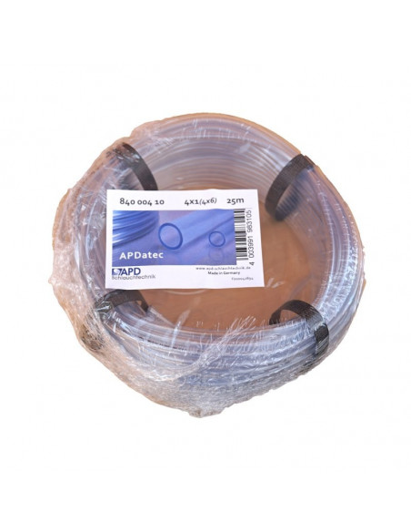 Manguera PVC transparente para aire, diámetro interior 4mm