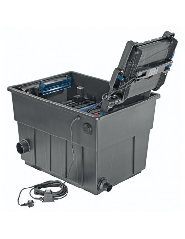 Biotec Screenmatic abierto para acceder a las esponjas