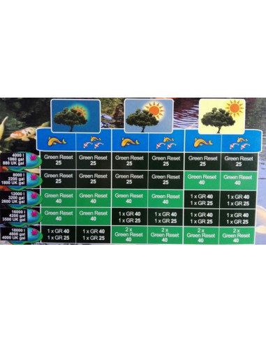 Sicce Green Reset 100 Set, kit filtro de presión para estanques