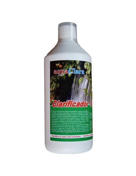 Clarificador TeichKlar  500ml contra agua turbia y verde en estanques