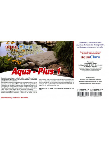 aqua-plus etiqueta