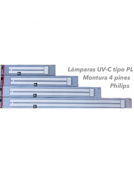 Lámparas UV-C Philips tipo PL
