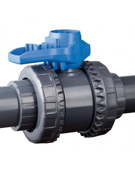 Válvula de bola 40mm con llave EasyFit