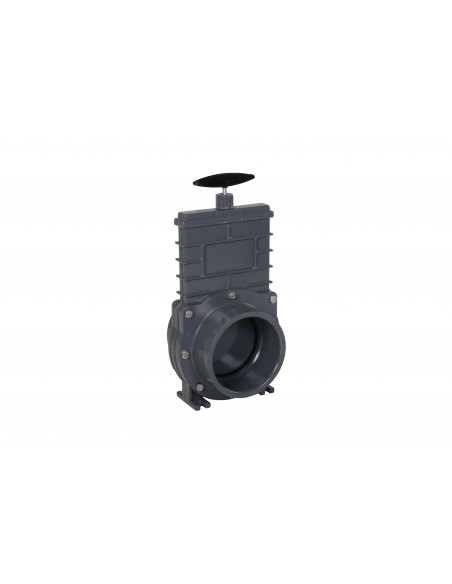 Válvula guillotina Valterra 110 mm con paleta de plastico