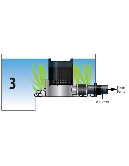 BIOSkimmer flotante 280mm
