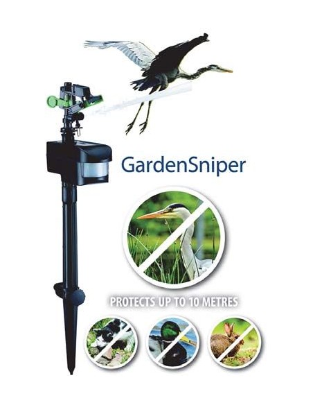 Espanta garzar aspersor
