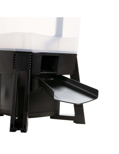 Comedero automático solar de 6 litros vista expendedor